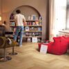 Sidura Herringbone Tasmanian Oak Matt Engineered Timber Flooring Scene