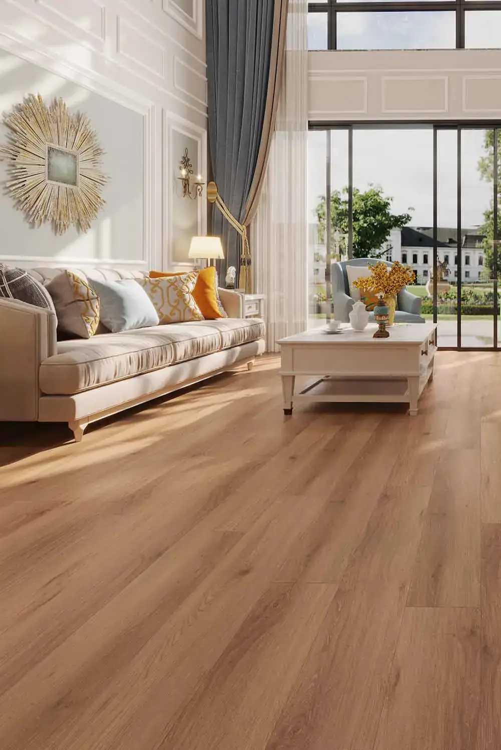 BestBuys Neutral Oak Hybrid Flooring