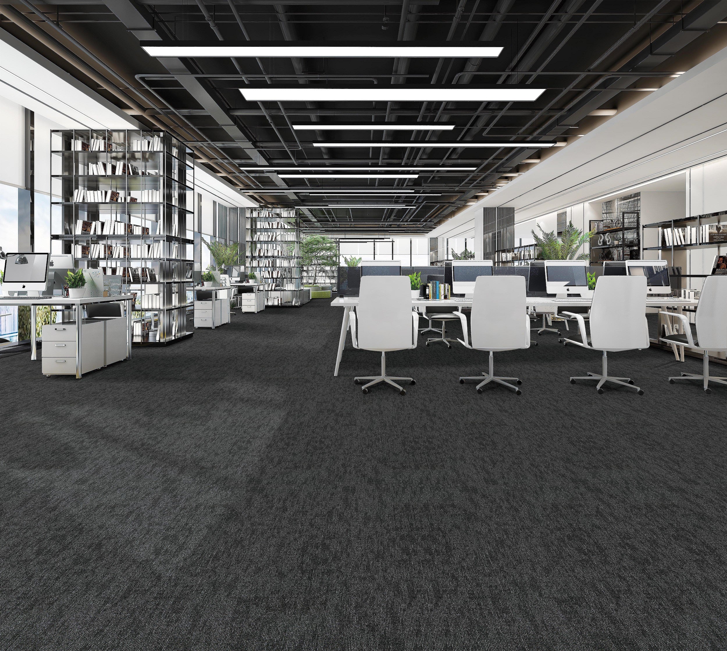 NFD Aurora Plus Galaxy neutral galaxy grey carpet tiles