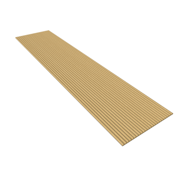 Vertiwood Light Oak Ridge Wall Panels