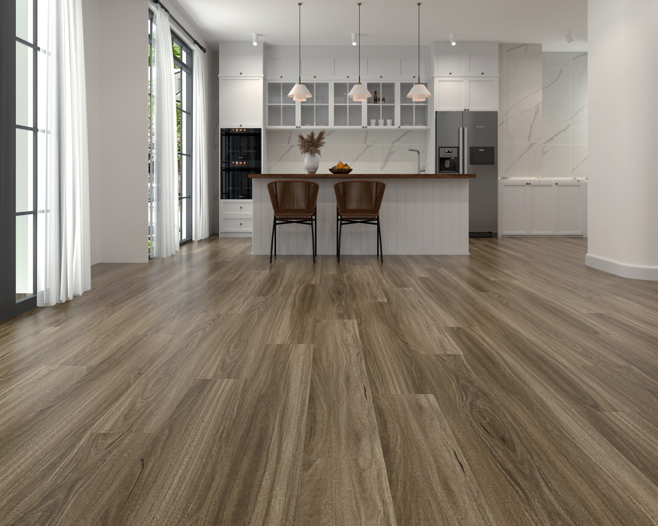 NFD Luxe Grain 12mm QLD Spotted Gum Laminate Flooring