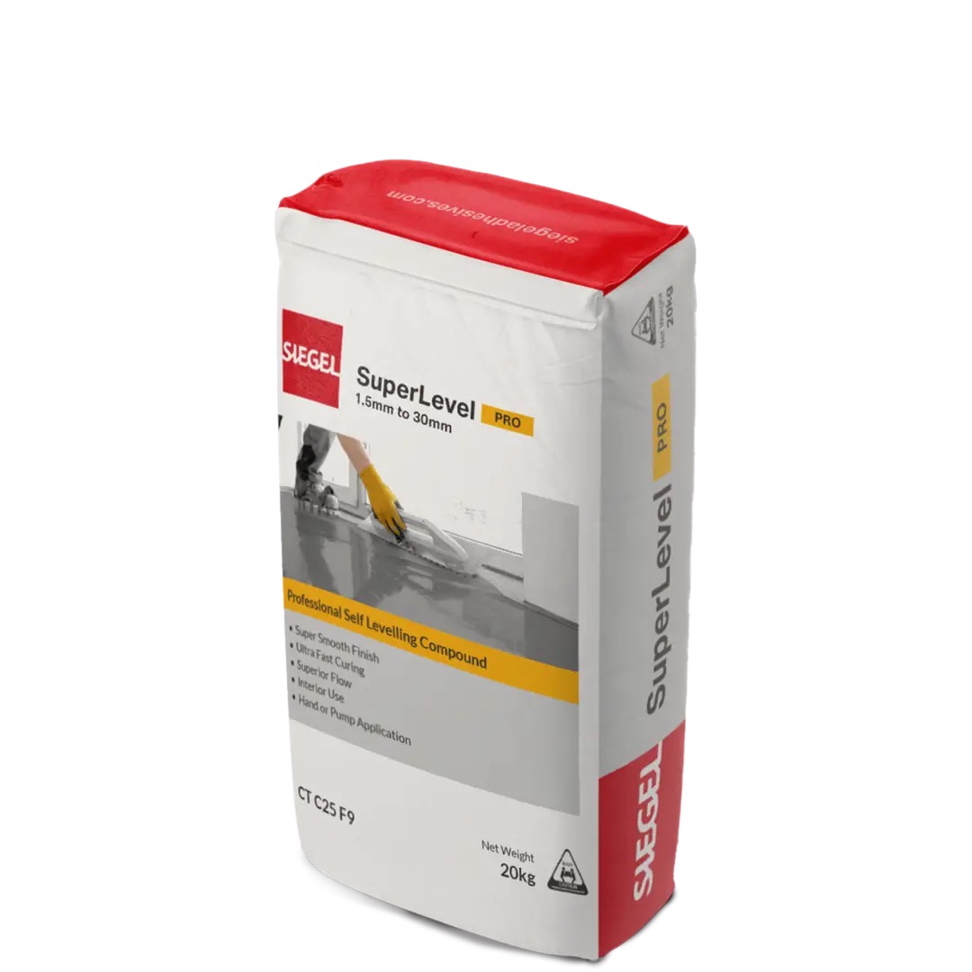Siegel SuperLevel PRO self levelling compound 20kg bag