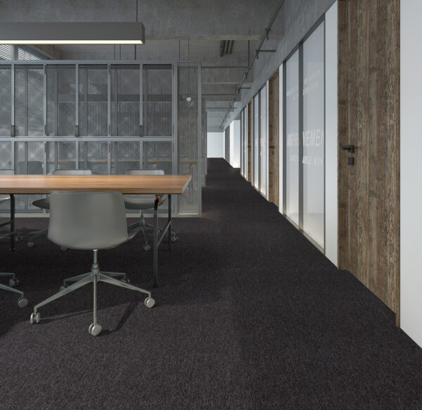 Airlay Corporate Grey Pearl Cushion Back carpet