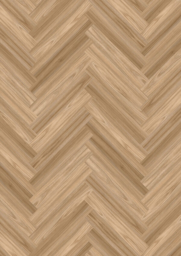ArtiFloor Premium Herringbone Honeycomb Ash 4.5mm vinyl flooring laid in a herringbone pattern