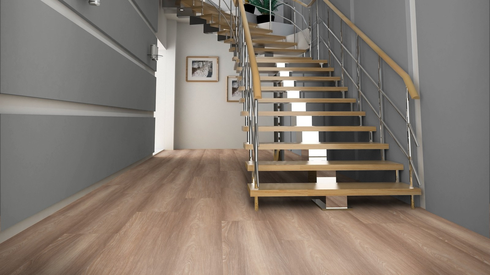 mFlor Dropzone Light Grey Ash Loose Lay Vinyl Plank