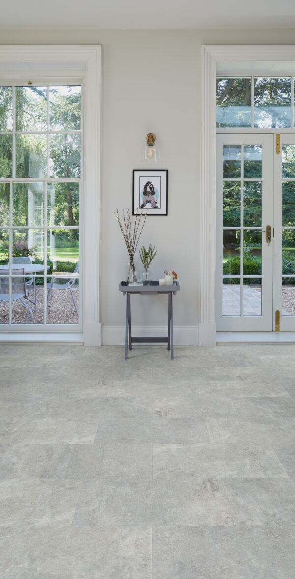 Polyflor Camaro Tribeca Cement Vinyl Tile Flooring