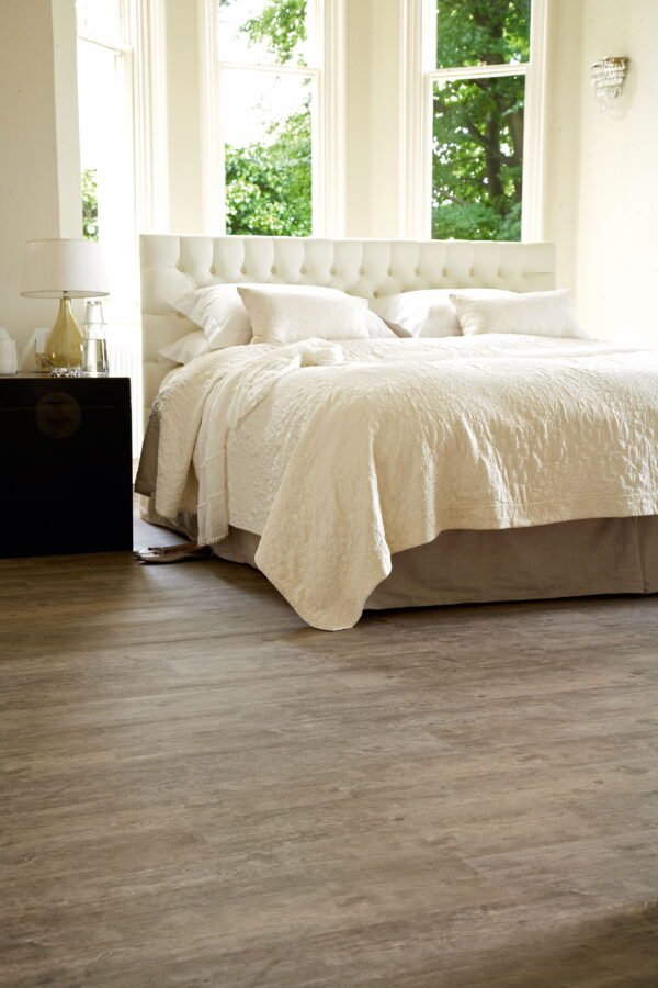 Polyflor Camaro Smoke Brushed Elm Vinyl Plank Flooring