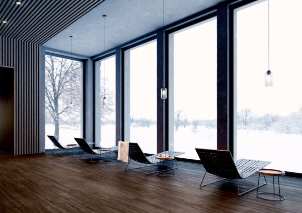 Polyflor Expona Commercial Dark Brushed Oak Vinyl Plank Flooring