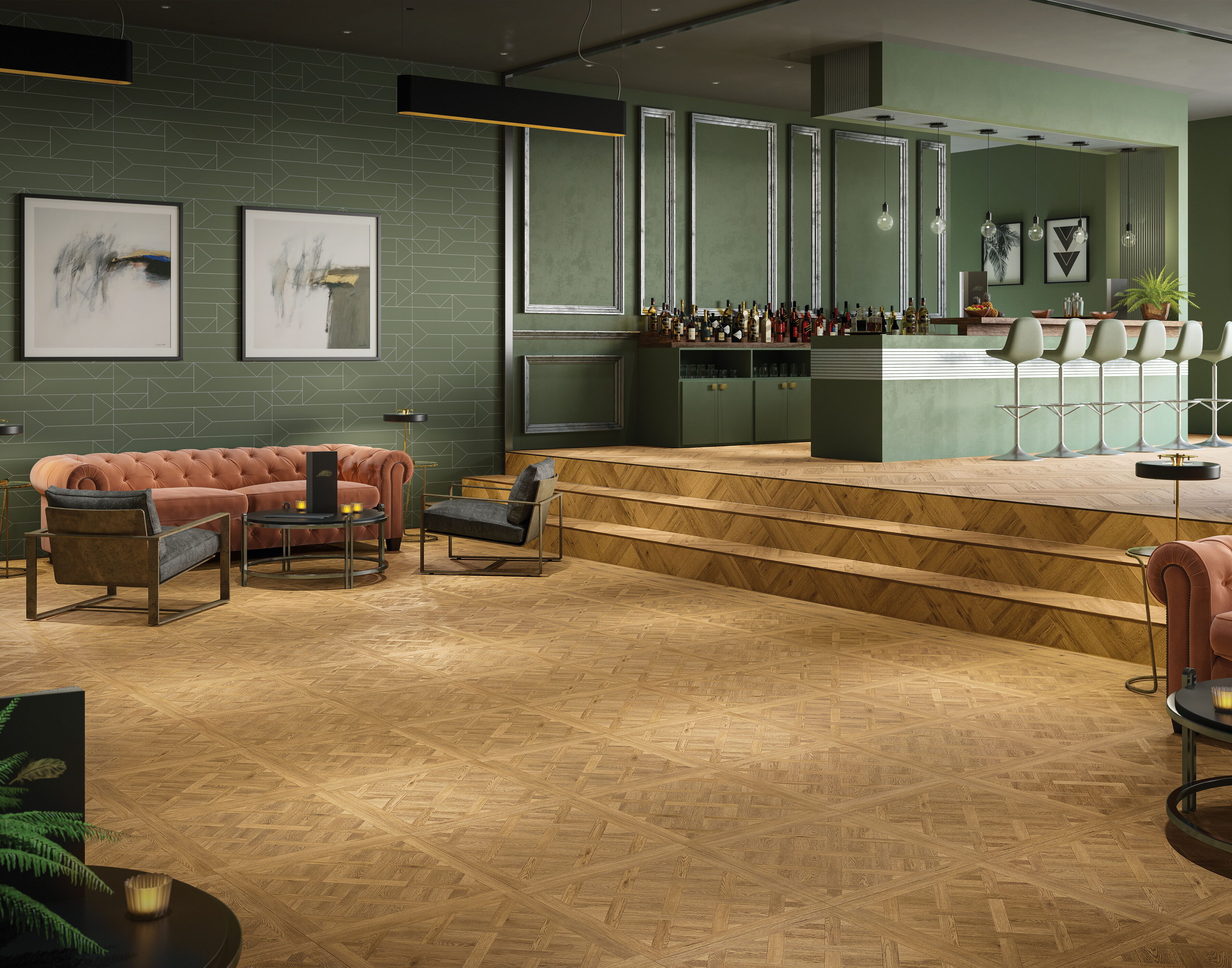 Polyflor Expona Commercial Sherwood Oak Vinyl Plank Flooring