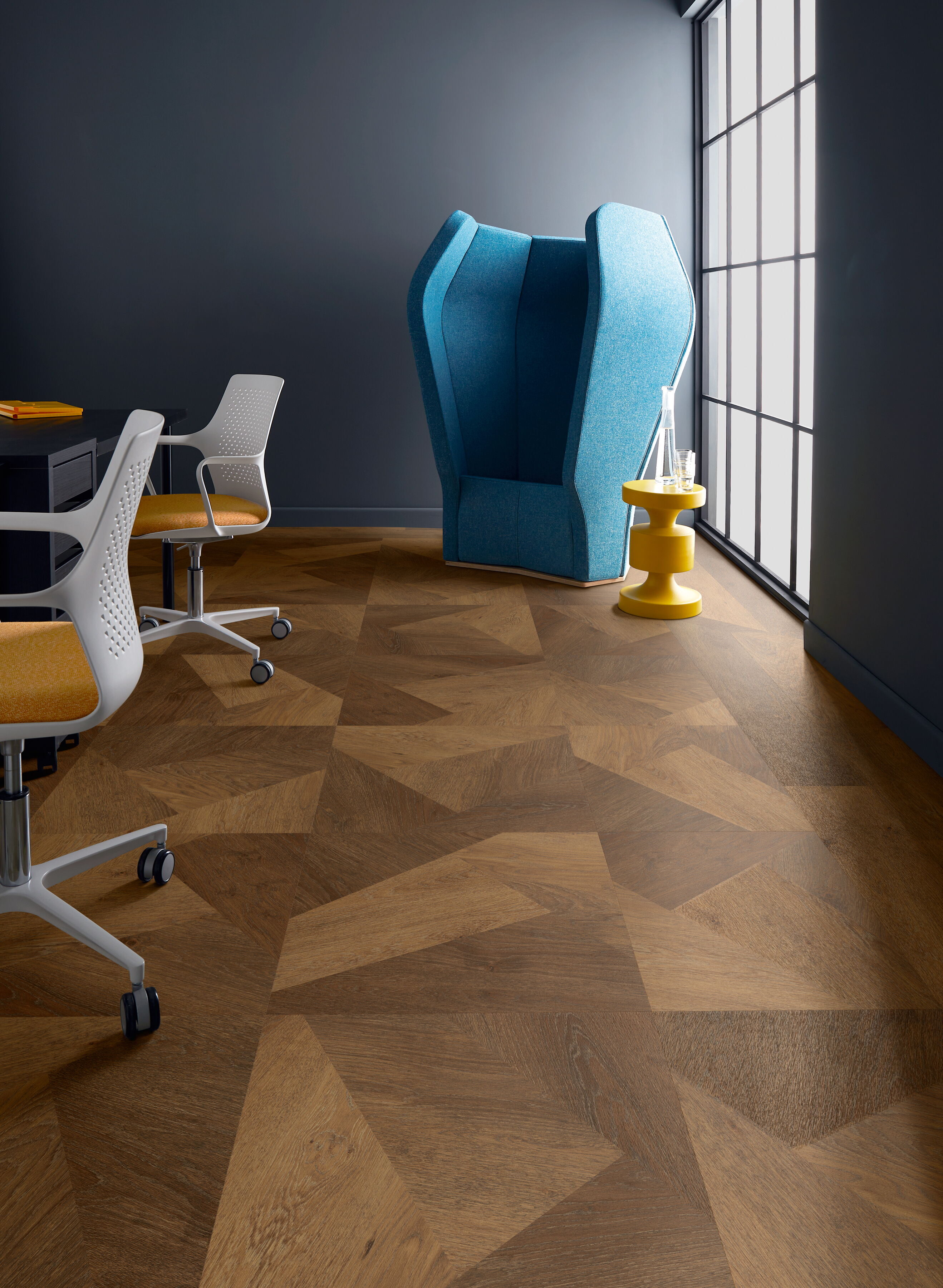 Polyflor Expona Commercial Provence Oak Prisma Vinyl Tile Flooring
