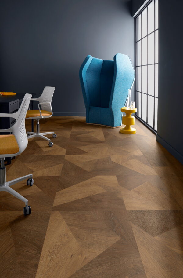 Polyflor Expona Commercial Provence Oak Prisma Vinyl Tile Flooring