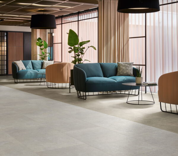Polyflor Expona Commercial Pure Cement Vinyl Tile Flooring