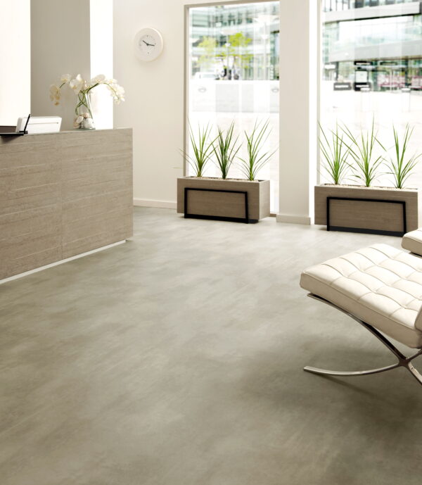 Polyflor Polysafe Stone FX Light Concrete Safety Vinyl Sheet