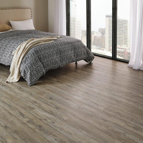 Karndean Van Gogh Gluedown Distressed Oak Vinyl Plank Flooring room scene