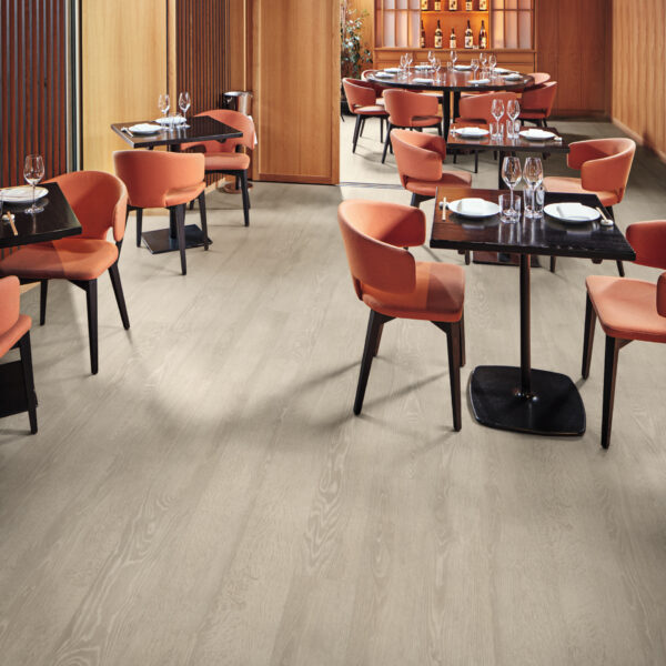 Karndean Van Gogh Gluedown Blush Oak Vinyl Plank Flooring room scene