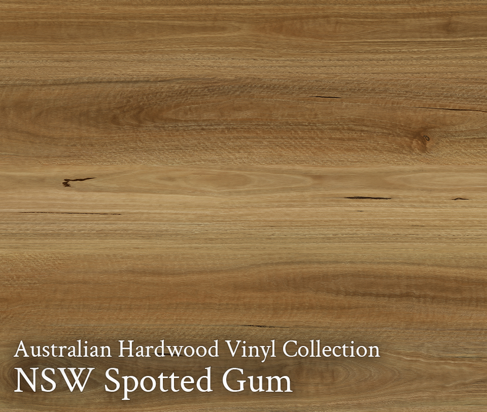 Artistic Australian Hardwood NSW Spotted Gum vinyl plank flooring