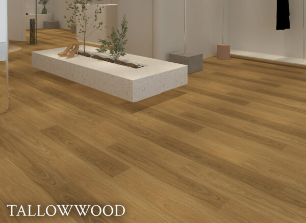 Artistic Australian Hardwood Tallowwood vinyl plank flooring - room view