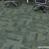 Artistic San Francisco A05 charcoal and silver mix carpet tiles - installed