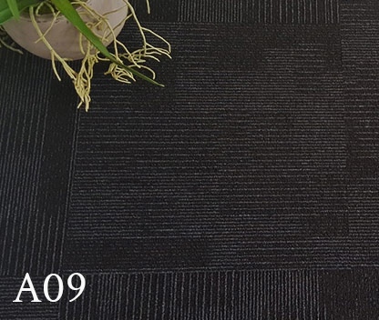 Artistic San Francisco A09 near-black charcoal carpet tiles