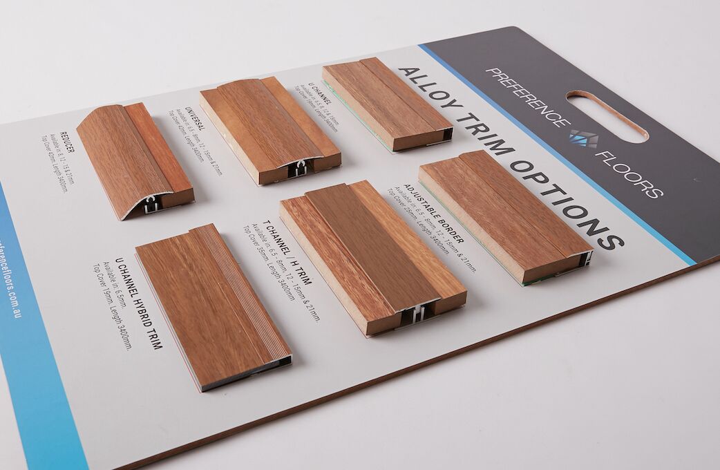 Preference Floors alloy trim options panel