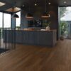 Karndean LooseLay Longboard Dark Swiss Elm flooring in a room setting