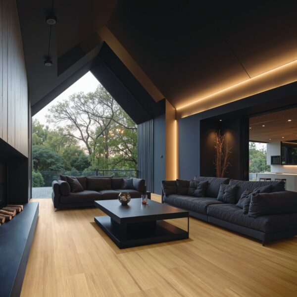 Karndean LooseLay Longboard Corinna Tasmanian Oak flooring in a room setting