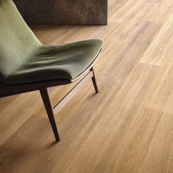 Karndean Korlok Golden Ash flooring in a room setting