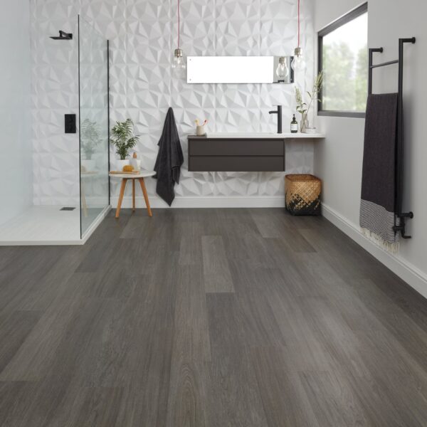 Karndean Knight Tile Rigid Core Shadow Studio Oak flooring in a room setting