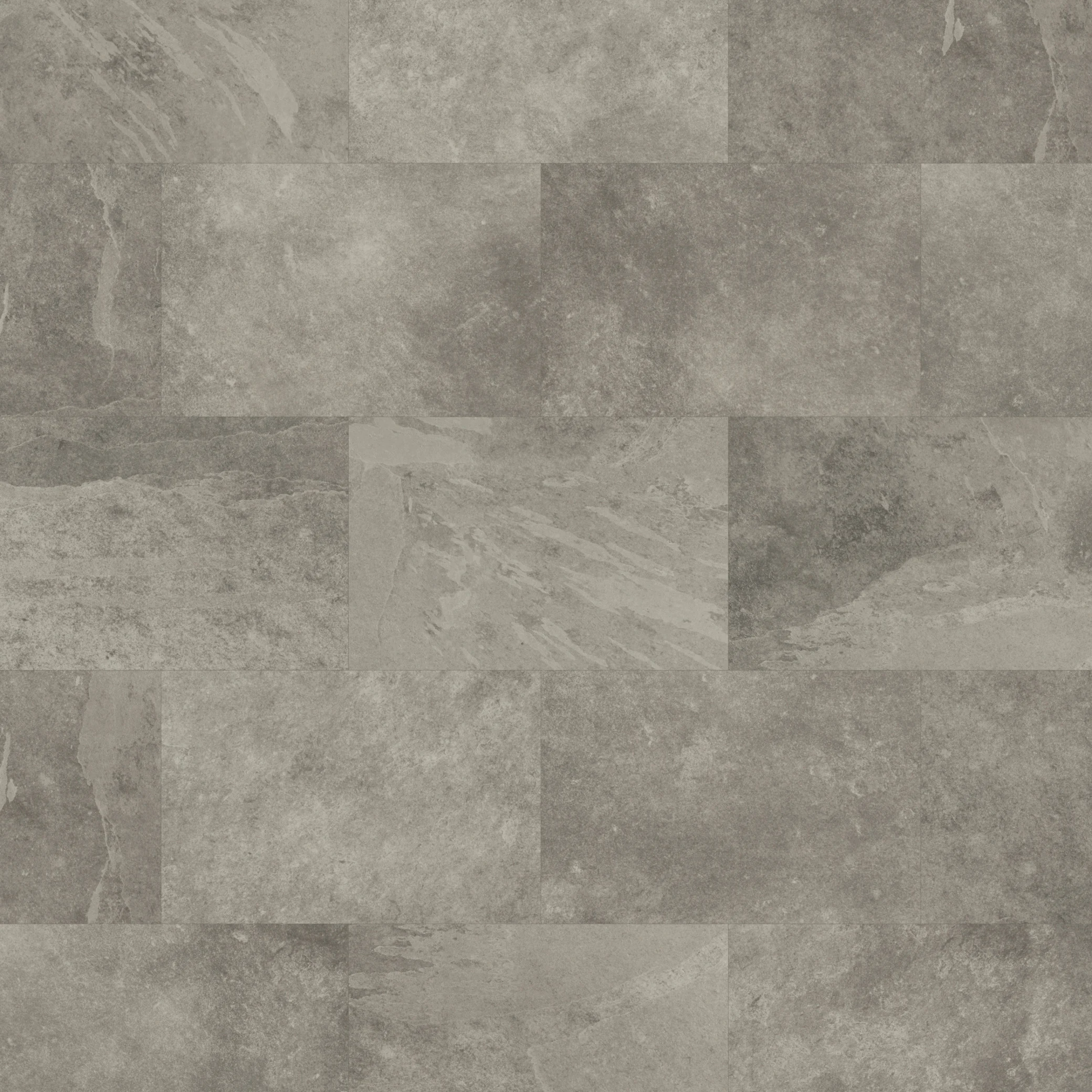 Karndean Knight Tile Rigid Core Grey Riven Slate 4.5mm hybrid flooring tile