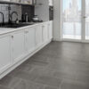Karndean Knight Tile Rigid Core Honed Charcoal Slate flooring in a room setting
