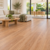 Illustrative living room showing BestBuys Coastal Blackbutt 8mm hybrid flooring