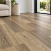 Illustrative floor-focused room scene showing BestBuys QLD Spotted Gum 8mm hybrid flooring