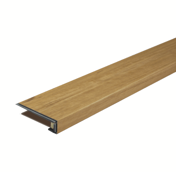 Clever Choice Custom Stairnose - Hybrid (6mm & 7.5mm & 8mm & 9mm and 10mm) profile example; made to match the selected floor colour